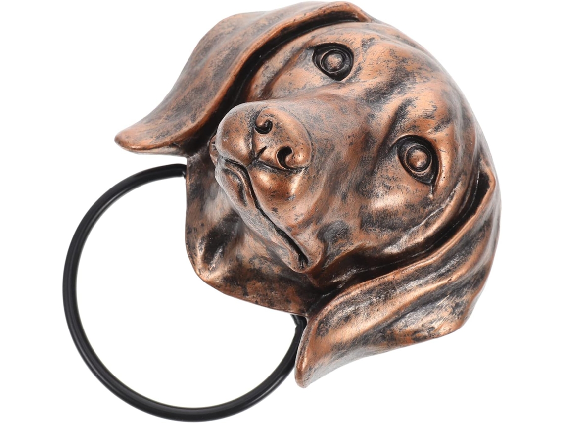 Batedor De Porta Decorativo Em Formato De Cabeça De Animal Retrô Para Casa