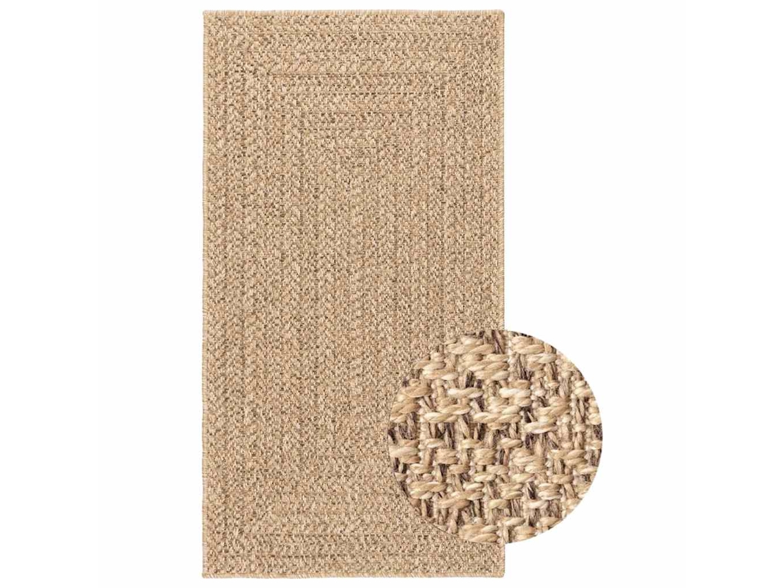 Vidaxl Tapete Zizur 80x150 Cm Aspeto De Juta Interior E Exterior