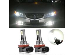 kk2x H11 H8 Led 6500k Kit De Lâmpadas De Farol De Neblina Canbus Xenon Dhl (fmy)