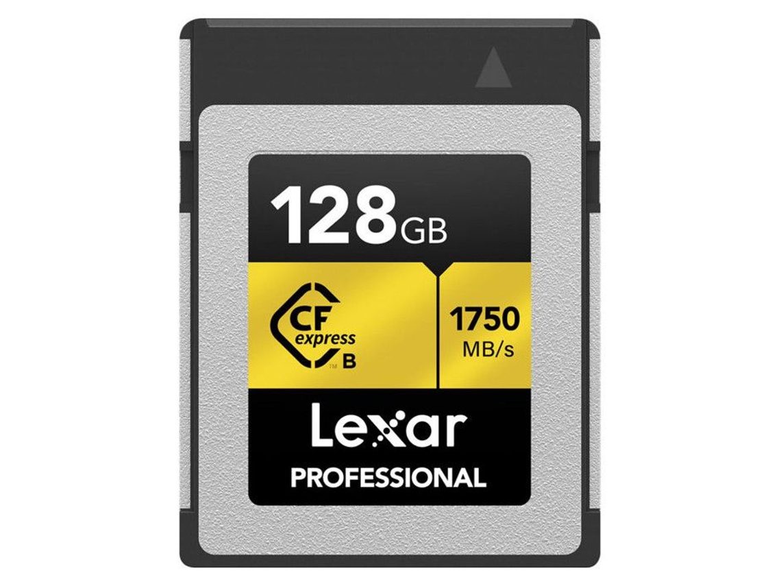 Cartão Cf Express 128go Tipo B Dourado R1750/w1500 Lexar