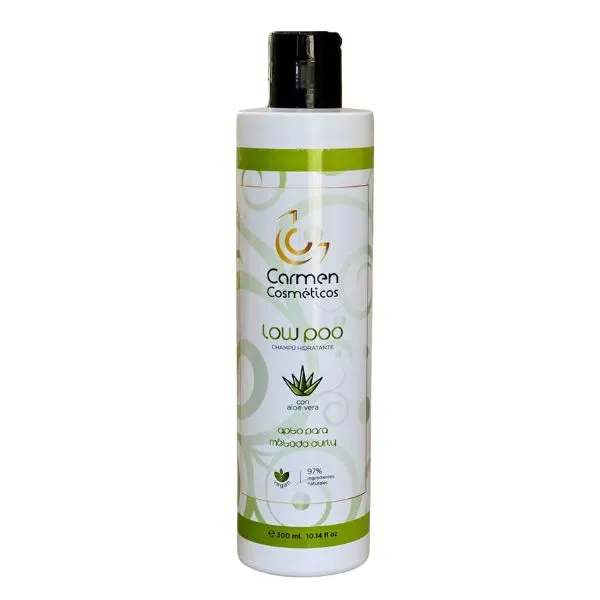 Shampoo Hidratante Vegano Low Poo da Carmen Cosmetics 300 ml