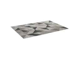 Tapete Geométrico Veludo Diamante (poliéster) e Tecido Não Tecido Cor Multicor 230x160cm Homcom