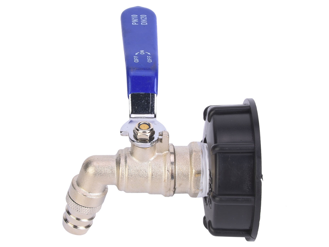 Laxiscreed Adaptador Para Contentor Ibc 3/4" Com Válvula Substituível E Acessórios Compatíveis