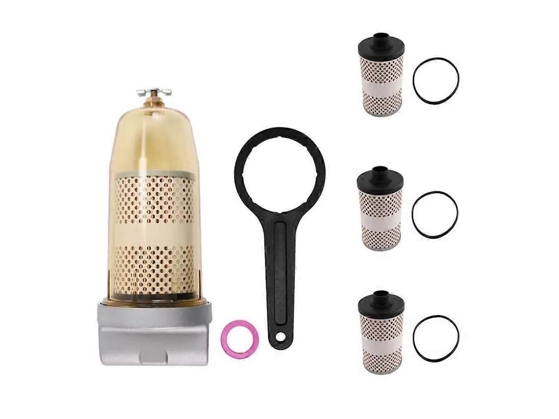 B10-al Tanque De Combustível Filter Conjunto 496 Substituição Diesel Water Separator 30 Micron Max 25 Gpm 150 Psi With Filters