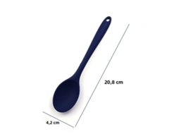(hai Lan) Colher De Cozinha De Silicone Macio Com Cabo Longo, Colher De Sopa De Silicone