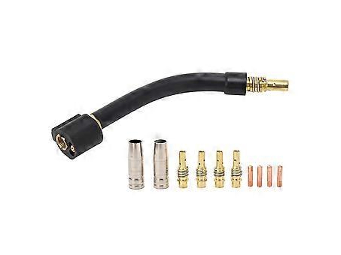 Kit De Acessórios Para Tocha De Soldagem Mig Com 12 Peças, Bico De Eletrodo, Biela, Consumíveis Para Mag 15ak Slowmoose