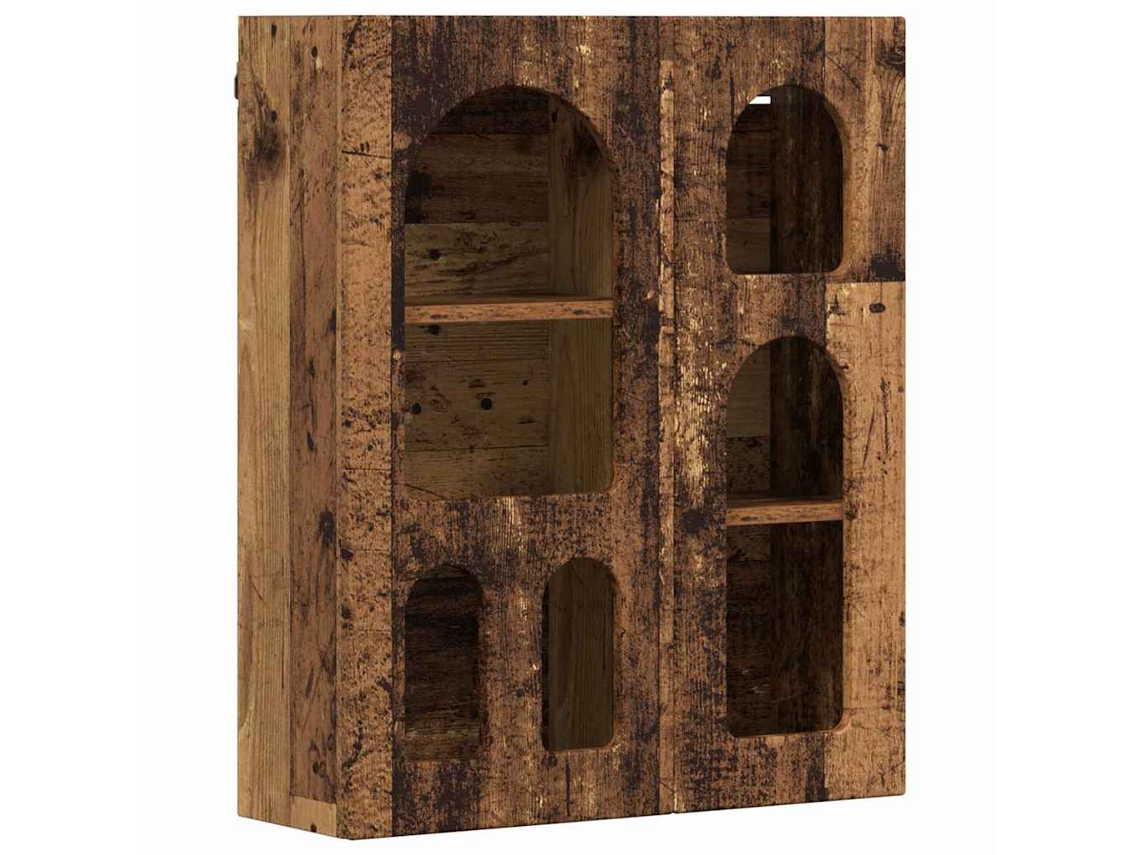 Conjunto 1 Armário Suspenso Vidaxl Castanho Derivados De Madeira (59 X 20 X 71,5 Cm)