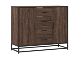 Aparador em Madeira Carvalho Castanho MAISON EXCLUSIVE (92x35x76 cm)