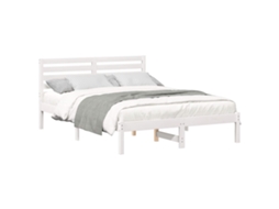 Estrutura da Cama com Cabeceira Branco 120 X 200 Cm MAISON EXCLUSIVE