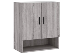 Wall Cabinet, Wall Cabinets Vidaxl Cinzeto Madeira Processada (n/a)