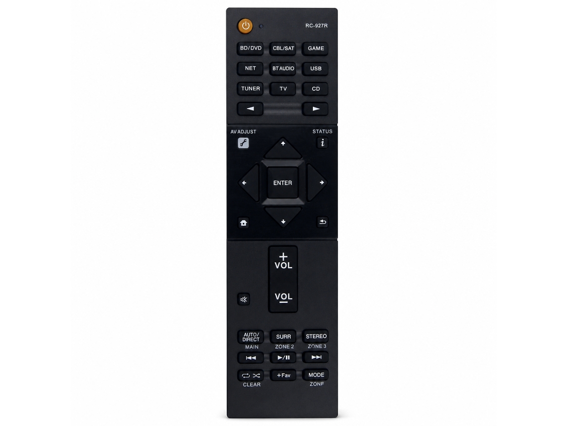 Comando À Distância De Substituição Rc-927r Compatível Com Recetor Av Onkyo_dae