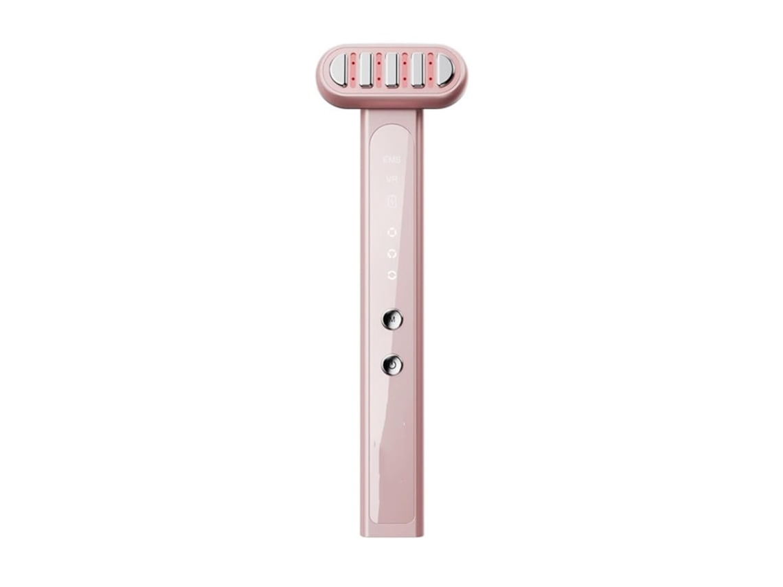 Varinha De Terapia De Luz Vermelha 4 Em 1 Massageador Facial E Pescoço Para Rugas Manchas Escuras Vermelhidão E Textura Da Pele Rosa Bestvite