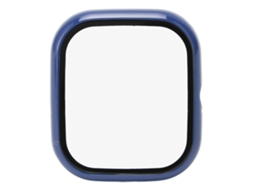 Capa Protetora Com Vidro Temperado Para Amazfit Gts 4 Mini Azul Meia Noite