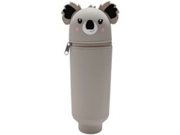 Laxiscreed Estojo De Silicone Panda Para Lápis E Material Escolar, Prático E Divertido