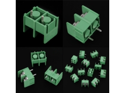 Laxiscreed Conector De Terminais Universais Para Pcb, 2 Pinos, Passo De 7,62mm