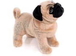 Pelúcia De Cachorro Pug Marrom De 12,5 Polegadas, Presente De Pelúcia Para Crianças Sff