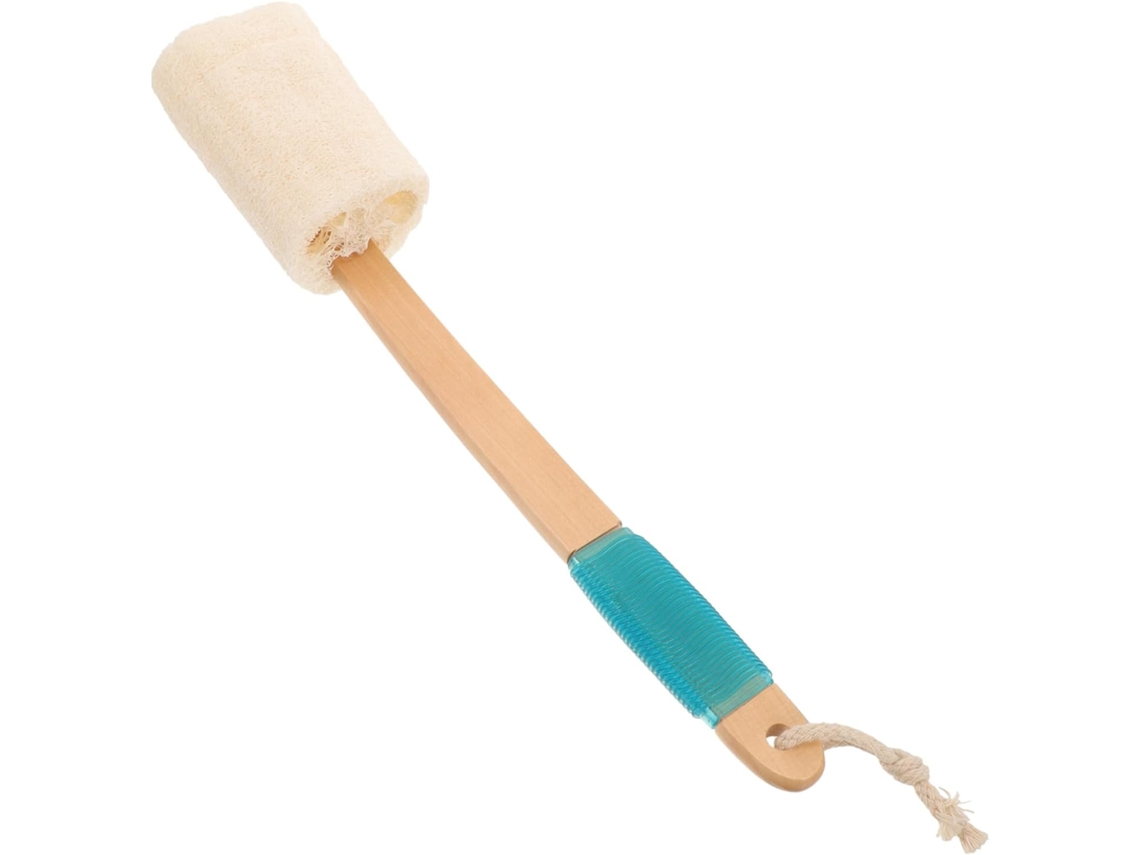 Escova De Banho Magiclulu Com Cabo Em Formato Bucha Vegetal, Ferramenta De Limpeza Corporal, Escova Esfoliante Para Uso