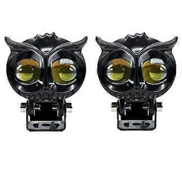Faróis De Neblina Led Para Motocicleta /ea/, 90w, Amarelo E Branco, Com Foco Extra, Superpotentes E À Prova D'água, Para Carros, Motocicletas