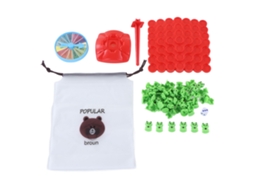 Primerox brinquedo Educativo de Equilíbrio com Sapo Jogo de Matemática para Interação Pais e Filhos