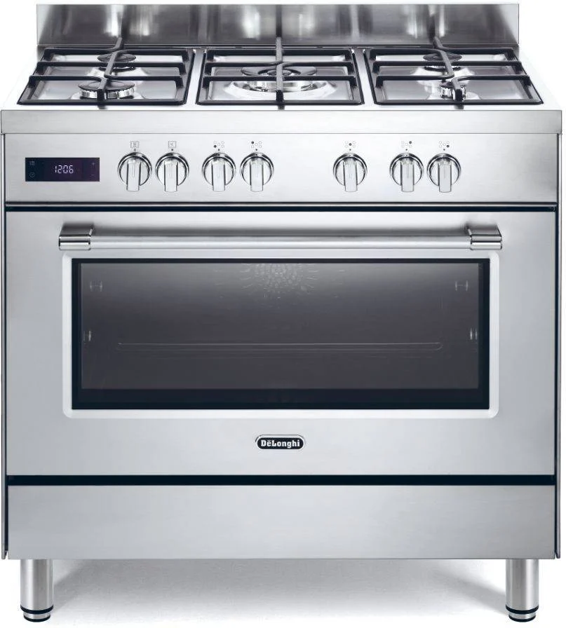 Fogão DELONGHI PRO 96 MX (87 L - Grill Elétrico e Gás Natural - Inox)