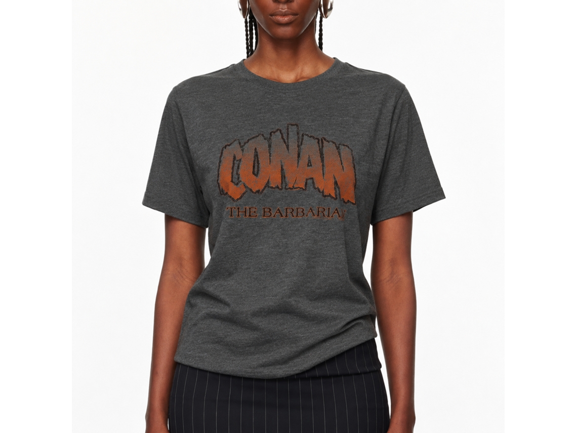 Rockinstone Conan The Barbarian Heather Black Adult T-shirt Size:xl