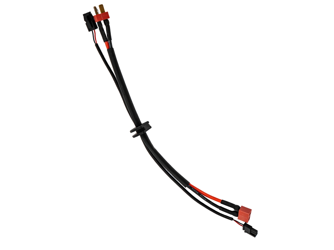 E-twow Cabo De Ligação Bateria Para Controlador Original 2 + 3 Pinos Preto