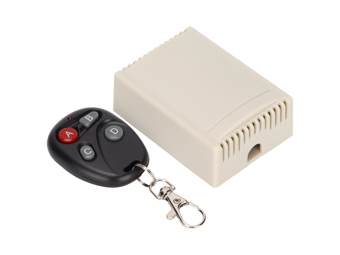 Interruptor de Controle Remoto Sem Fio , 4 Canais, 12v 24v, com Bateria Interna. EOOCOO (433mhz)