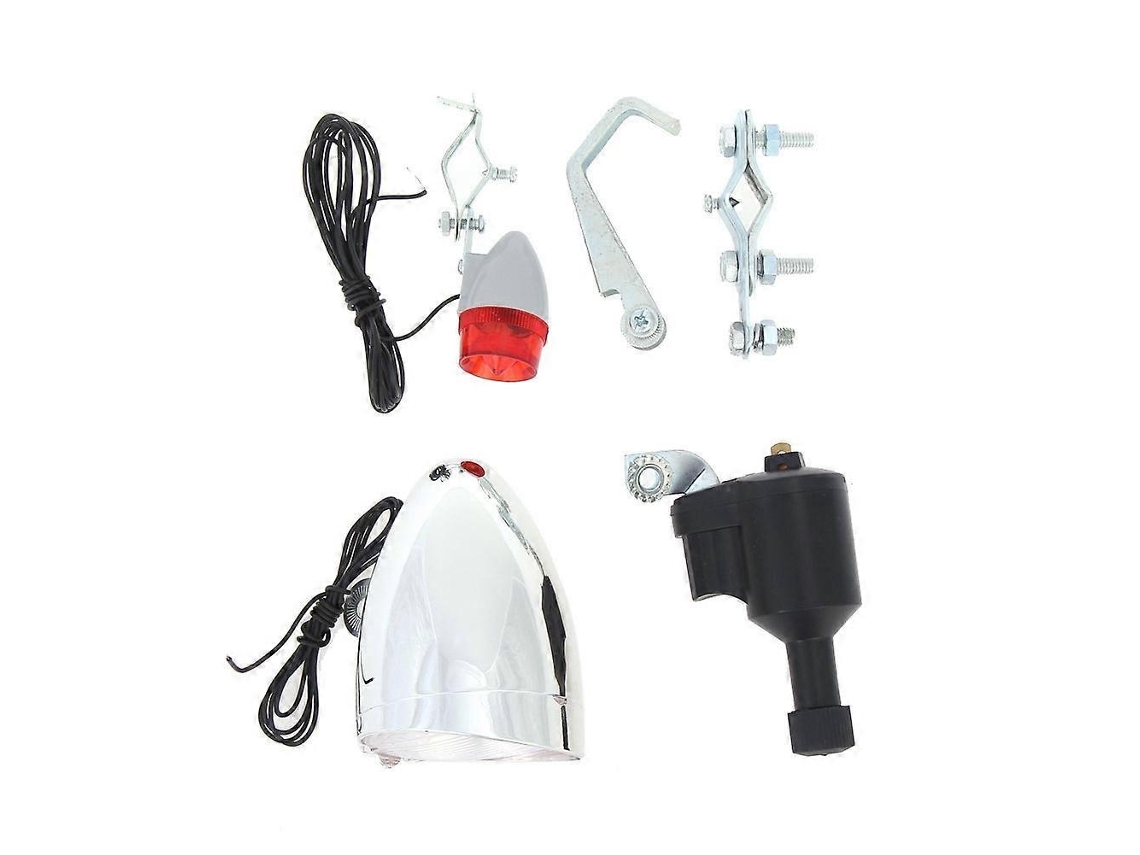 Luz Traseira Para Bicicleta Motorizada Com Dínamo De Fricção, 6v 3w, Acessórios Para Bicicleta Aquaforge