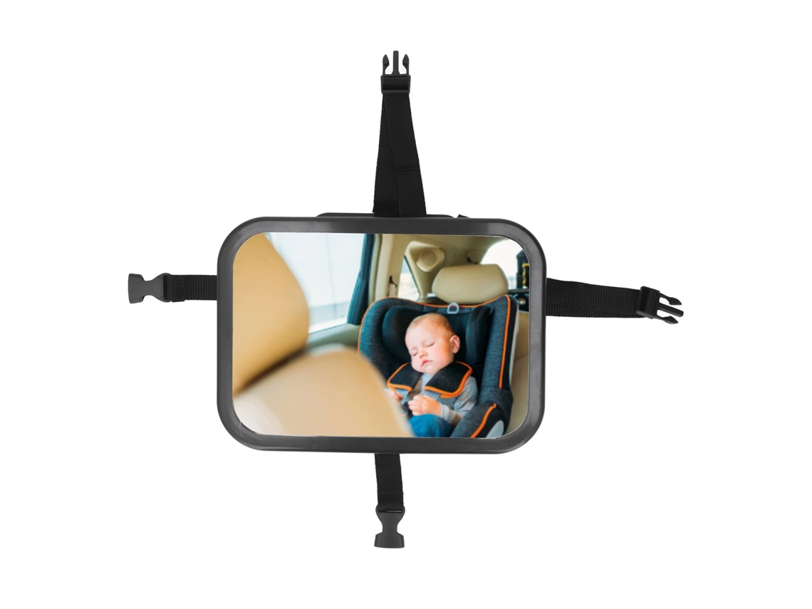 Espelho retrovisor interno para carro com rotação livre e alça ajustável, espelho retrovisor para automóveis.