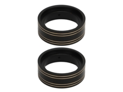 Mali 2pcs Anel de Fixação Interno de Latão para Rodas Rc 1.3 Polegadas, Peso para Carro Rc 1/18 Preto