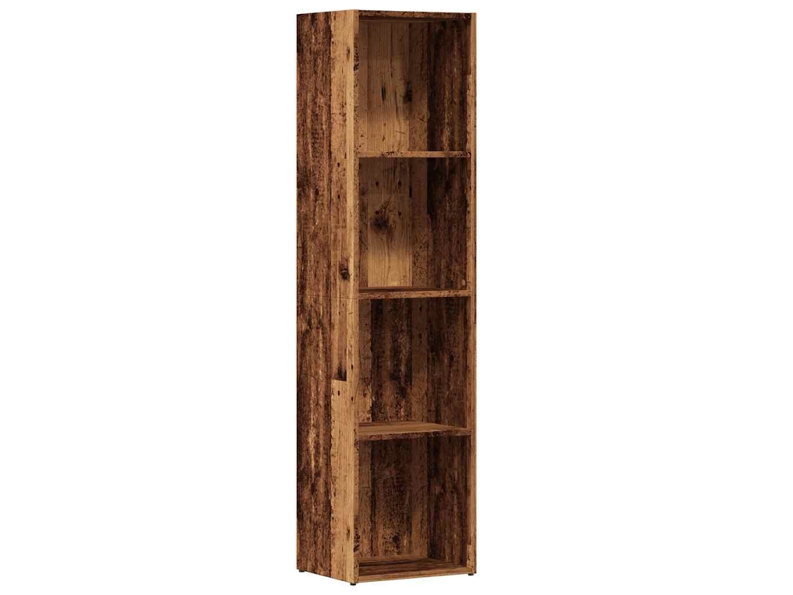 Armário de Livros Madeira Trabalhada MAISON EXCLUSIVE 36x30x143 cm