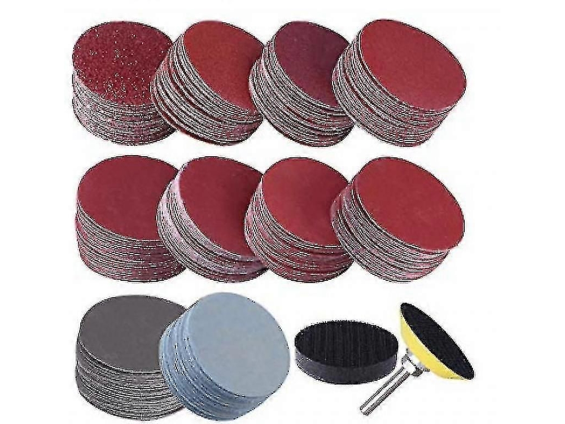 130 Discos De Lixa De 2 Polegadas (50mm) Em Variadas Granulações, De 80 A 3000