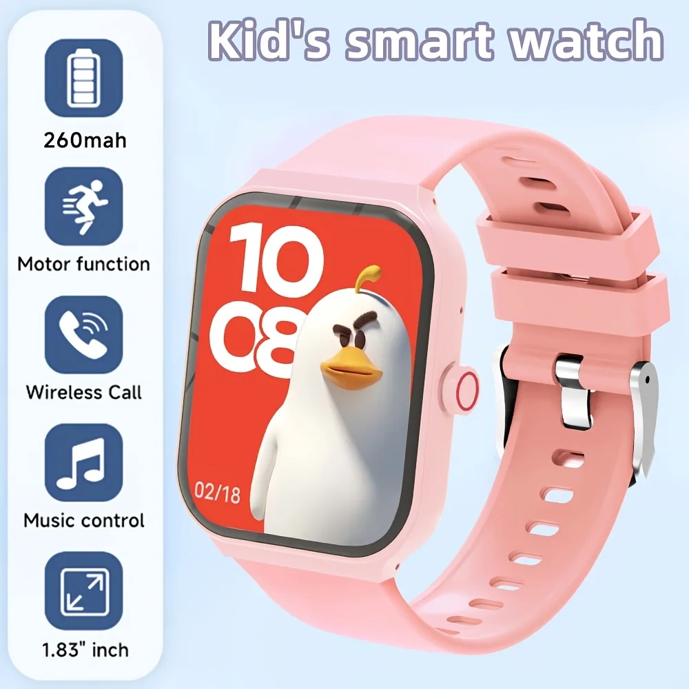 (rosa) Smartwatch Multifuncional Para Adolescentes Com Chamadas E Atendimento Sem Fio