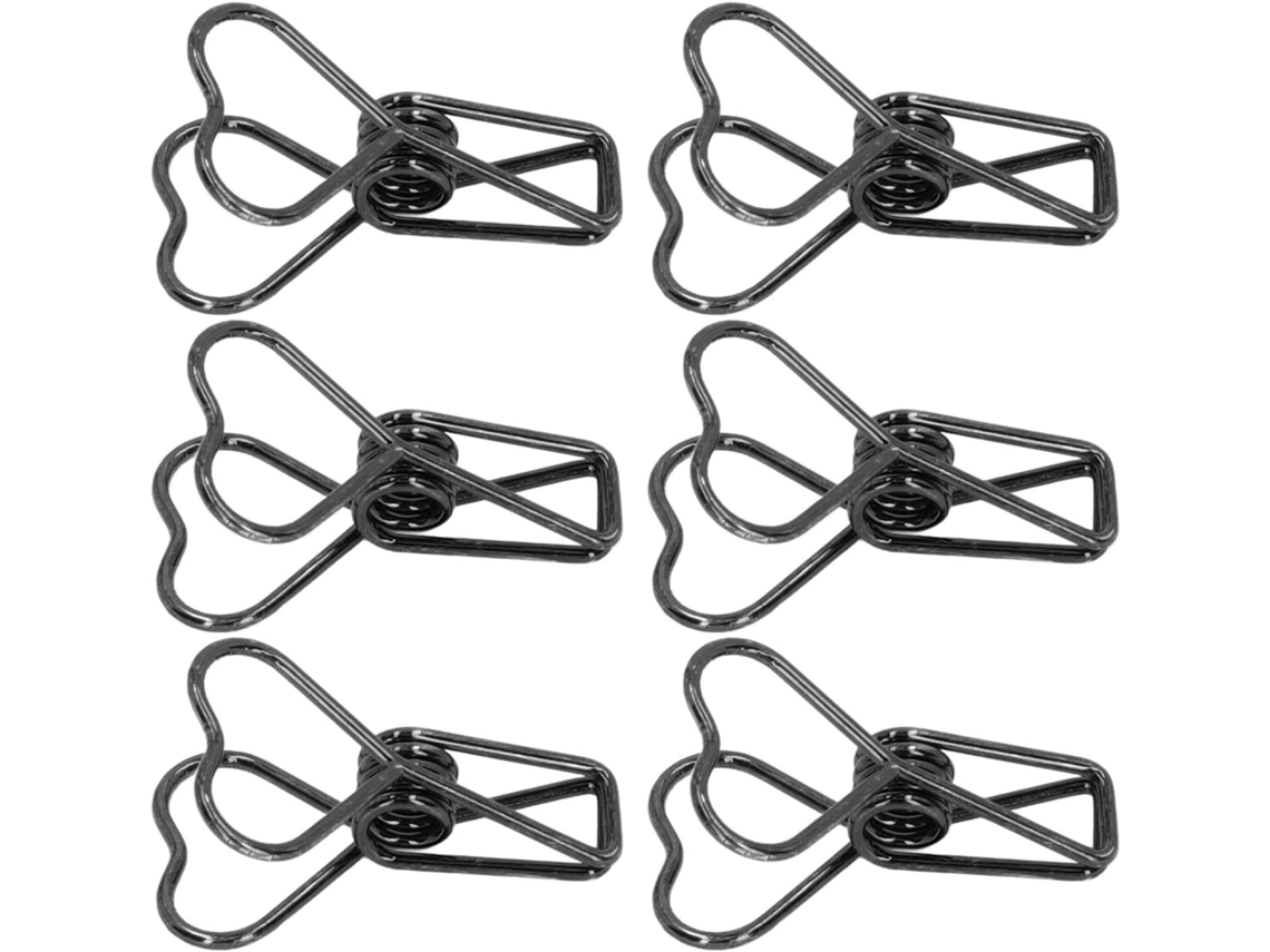 Clips De Metal Pequenos Em Formato Coração, 100 Unidades, Qualidade Premium Organizar Documentos E Ingressos De