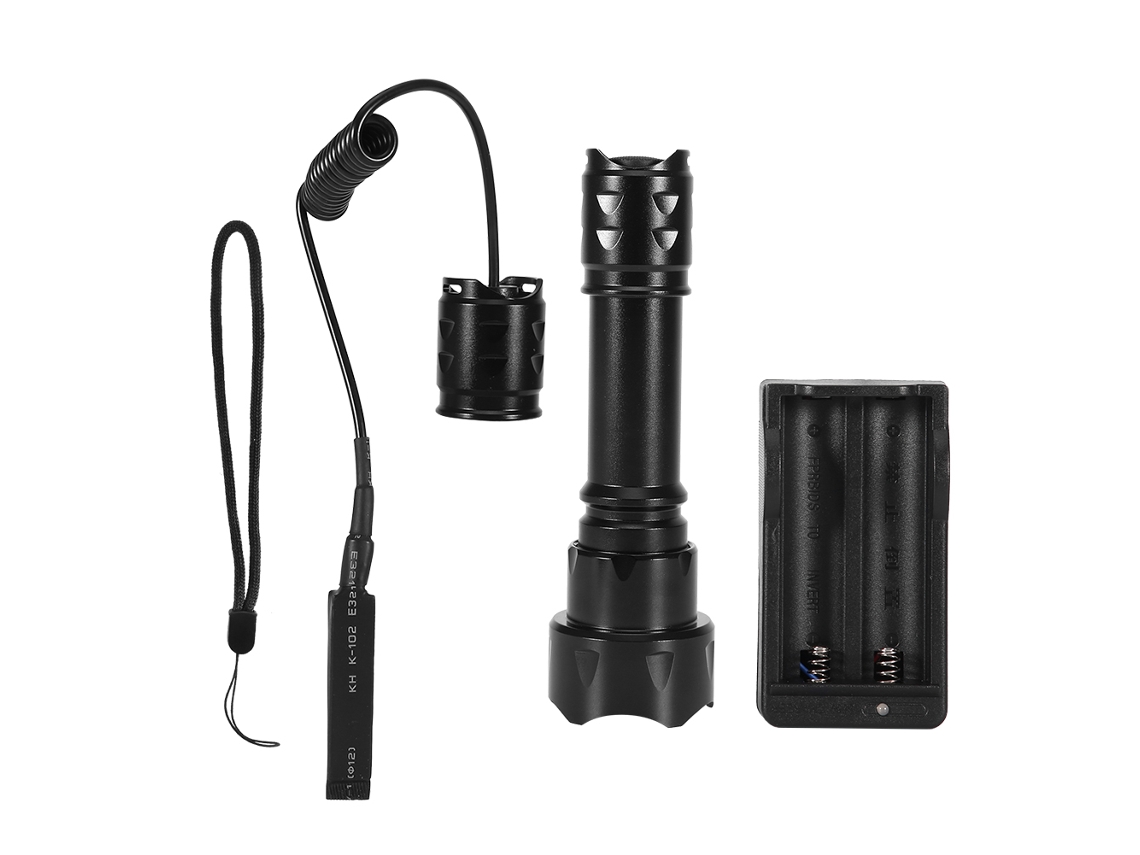 2026 lanterna Led T62 Xml Ao Ar Livre com Lente Convexa e Foco Variável para Ciclismo Camping Emergência Preto