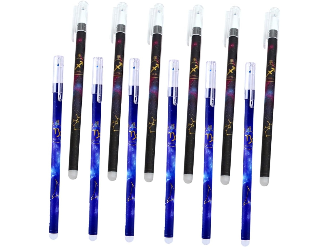 Canetas Em Gel Apagáveis A Quente Ponta De 0,5 Mm, Para Estudantes, 24