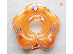 Boia De Natação Para Recém-nascidos, Anel De Cristal Inflável, Anel De Pescoço, Cor Laranja -aquaforge
