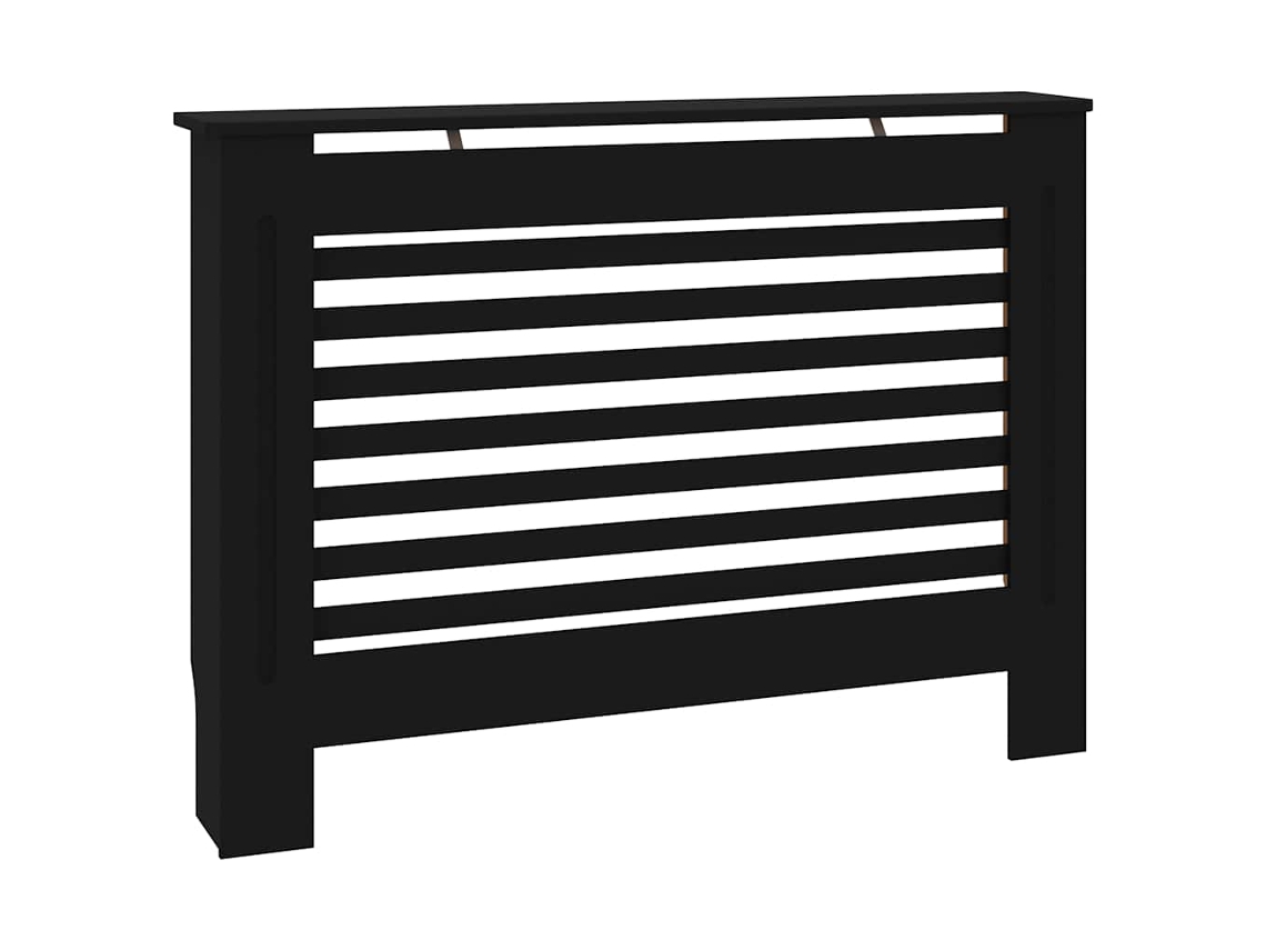 Radiator Cover, Radiator Covers Vidaxl Preto Mdf (112 X 19 X 81.5 Cm)