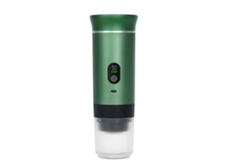 Máquina de Café Expresso Portátil ZSANFS com Cápsulas e Digital Verde (245.5x83.5mm)