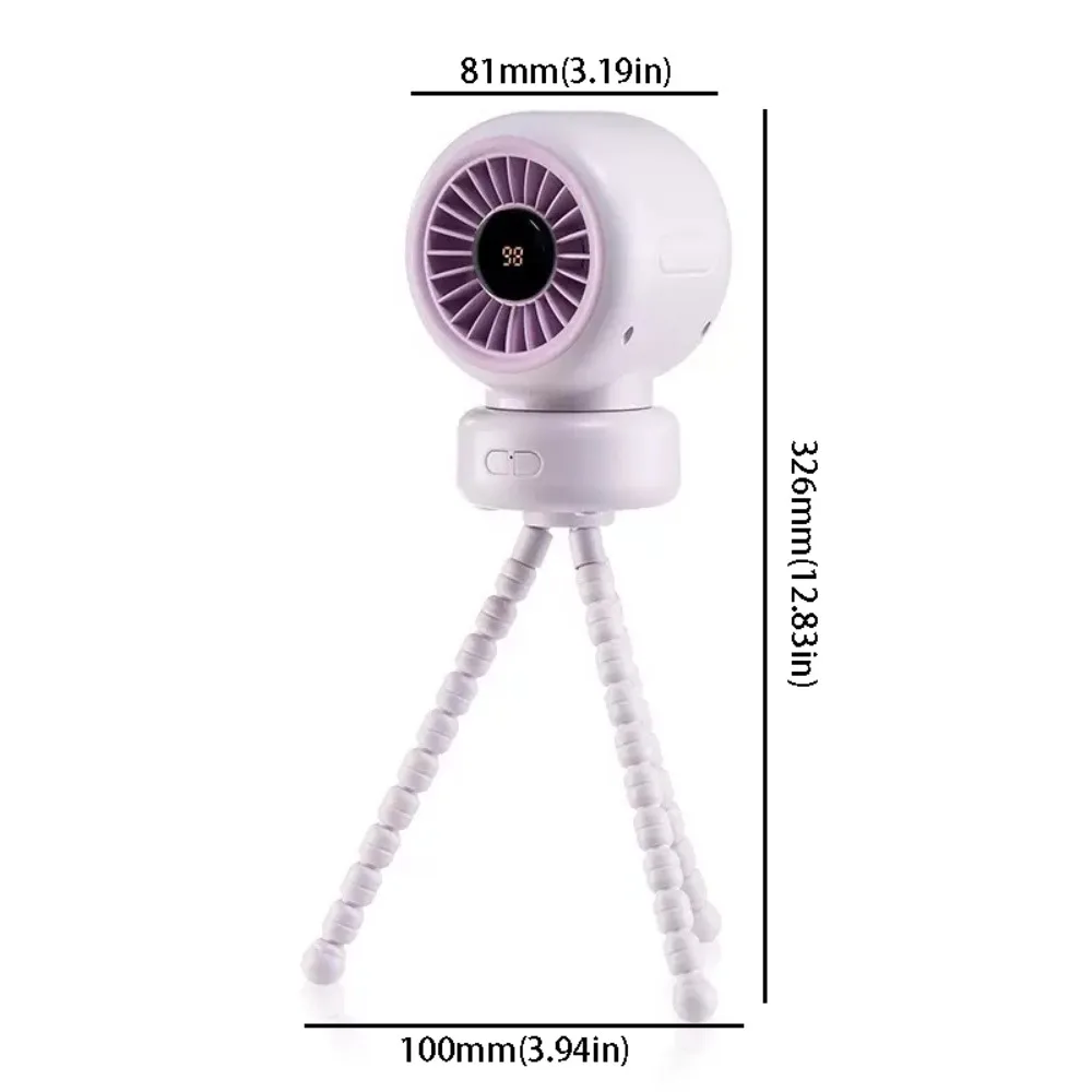 Ventilador inteligente para carrinho de bebê MDUG, três velocidades e silencioso