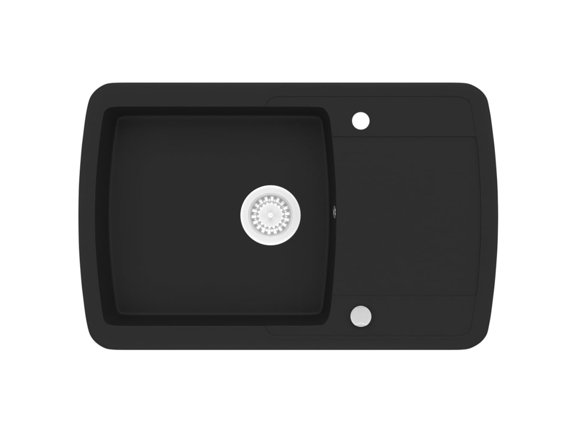 Kitchen Sink, Kitchen Sinks Vidaxl Preto Granito (n/a)
