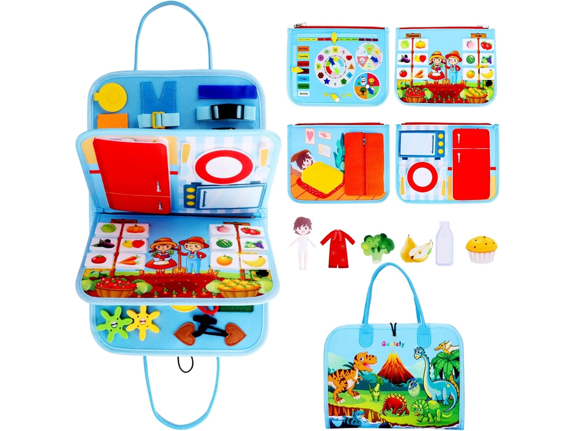 Quadro De Atividades Montessori Para Crianças Em Idade Pré Escolar Brinquedo Sensorial De Viagem Para Crianças De 1 A 6 Anos J Aquaforge