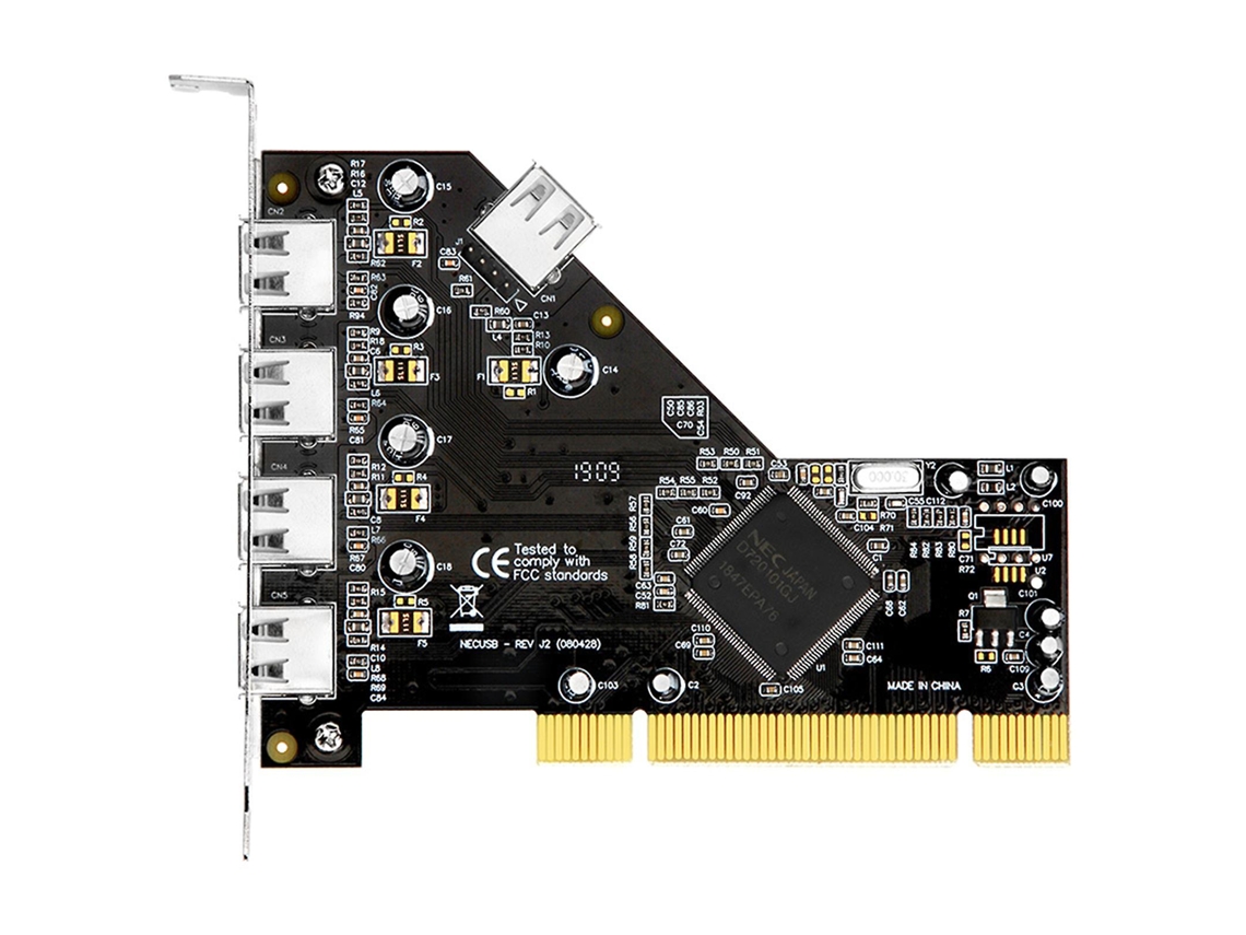 Pci Para Usb Multiplicador Riser Pci Para 5 X Usb 2.0 Adaptador Extensor Para Pc Desktop