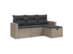 Garden Sofa Set, Garden Sofa Sets Vidaxl Cinzeto Rattan / Vime (n/a)