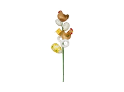 Laxiscreed Decoração De Páscoa Com Galinha E Ovos Para Eventos E Visitas