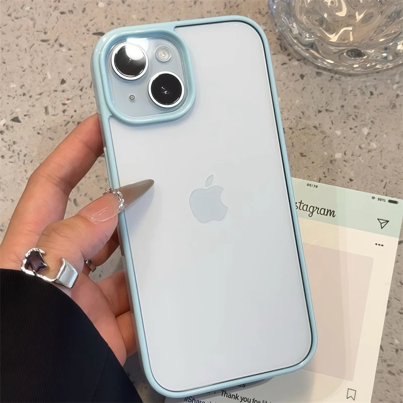 Capa Para Celular (iphone 14 Pro), Capa Protetora Com Moldura À Prova De Choque, Acessórios Para Celular