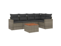 Garden Sofa Set, Garden Sofa Sets Vidaxl Cinzeto Rattan / Vime (n/a)