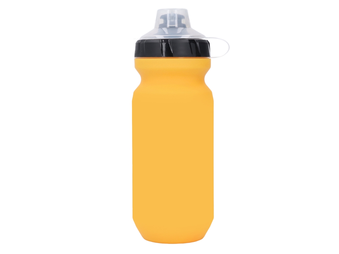 Garrafa de Água de Ciclismo Pp Amarela 610ml