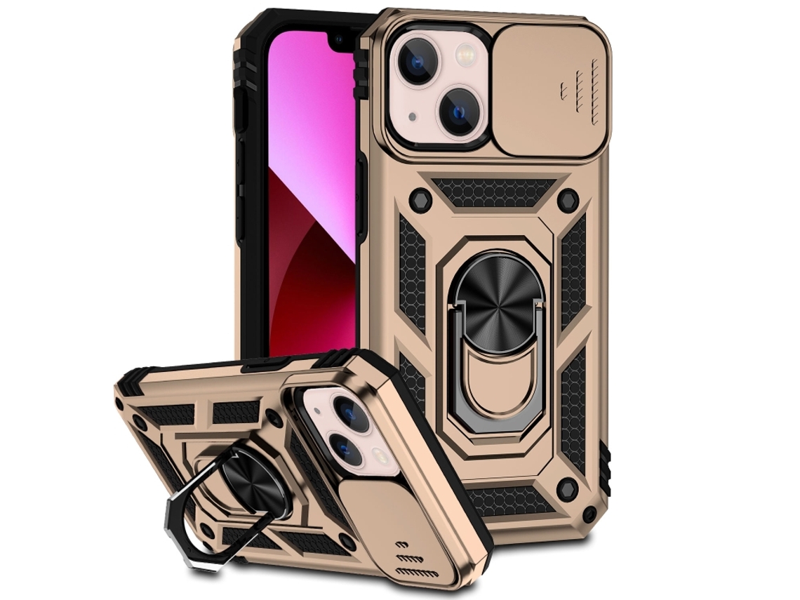 Capa Para Iphone 13 - Suporte Deslizante Para Câmera