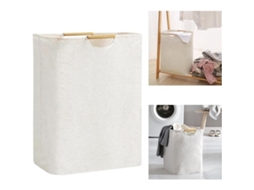 Cesto de Roupa Suja de 60L Dobrável BRILVIBERA